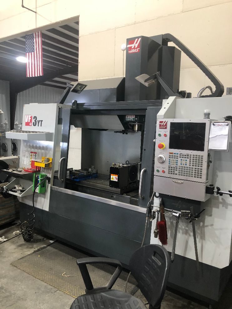 Haas VF-3YT, Machine ID: 8214
